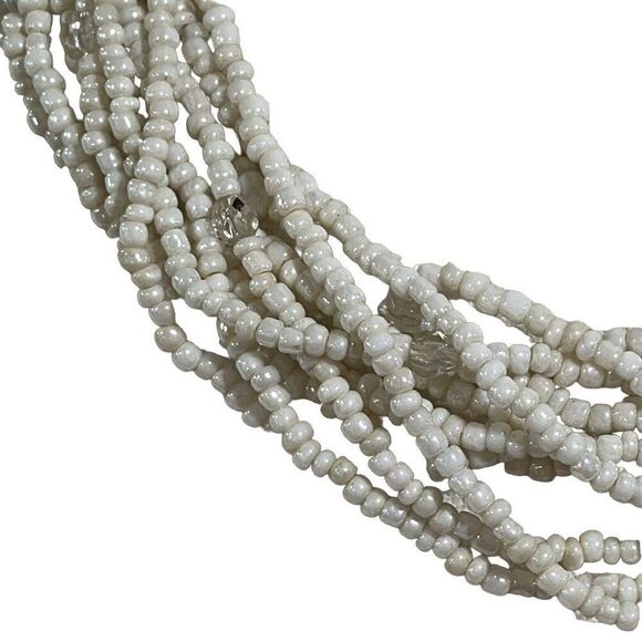 Multi strand beaded necklace - Picture 2 of 3